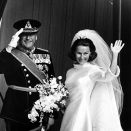 King Olav and Sonja Haraldsen before the ceremony (Archive, Scanpix)